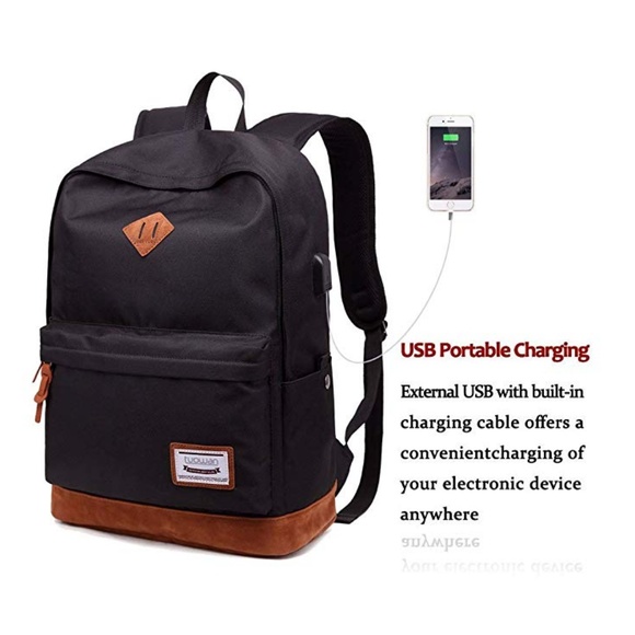 NEW! Mens High Fashion, High Capacity Backpack - Picture 3 of 6